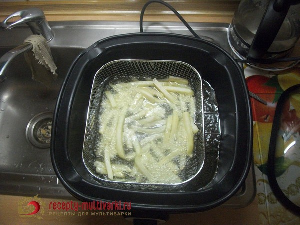 Способ приготовления картошки-фри в мультиварке