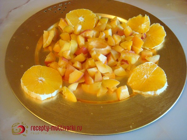 конфитюр из персиков и апельсинов