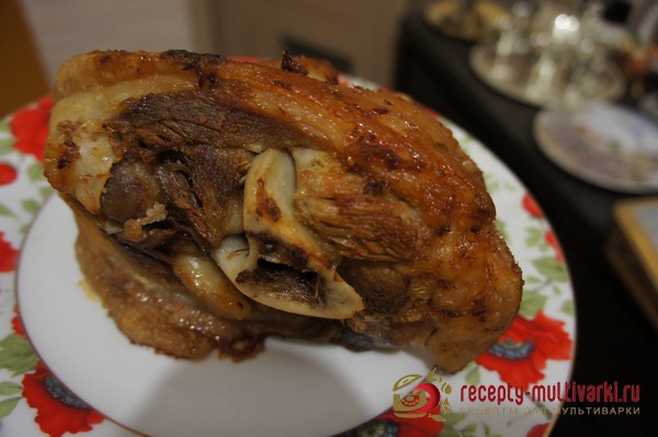Свиная рулька в мультиварке с домашним лавашом рецепт – Чешская кухня: Основные блюда. «Еда»