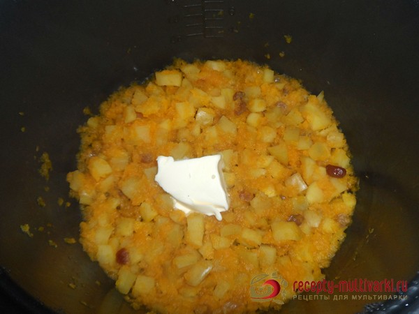 Тушеная в сметане тыква с чесноком — рецепт с фото, как приготовить на сковороде